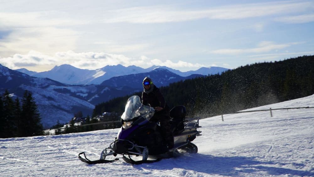 View of the Tatras during the stop